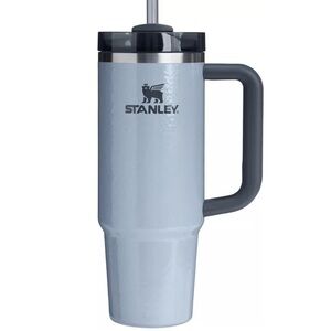 NEW! Stanley 30 Oz Quencher H2.0 FlowState Tumbler Hammered Gray Handle Straw